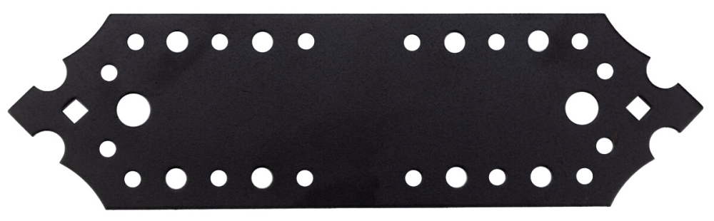 Placa Perforata Imbinare Lemn Negru Decorativ [7]