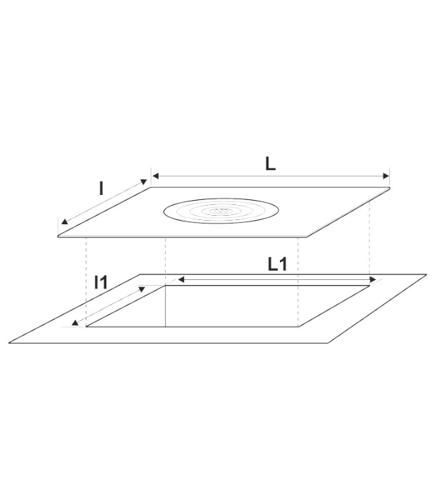 Plita Fonta 1 OC2 - Lungime plita 475 mm Latime plita 315 mm [2]