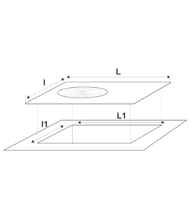 Plita Fonta 1OCL - Lungime plita 520 mm Latime plita 390 mm [2]