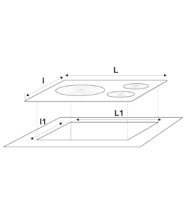 Plita Fonta 3OC cu Rama - 720 X 610 mm [2]