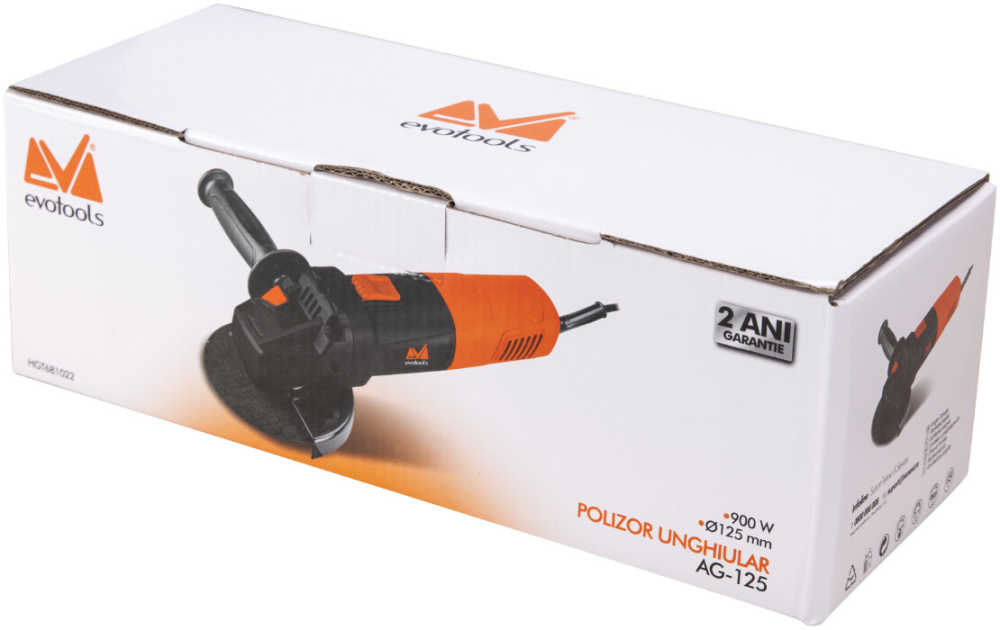 Polizor Unghiular AG125 900W EvoTools [2]