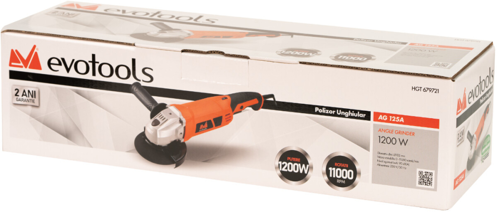 Polizor Unghiular cu Variator AG125-1 EvoTools [6]