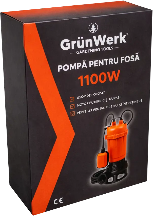 Pompa Apa Murdara Fonta cu Tocator Plutitor GW 1.1KW [5]