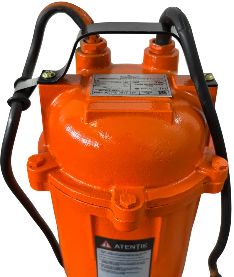 Pompa Apa Murdara Fonta cu Tocator Plutitor GW 1.1KW [3]
