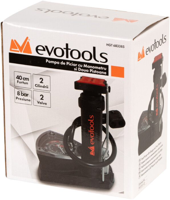 Pompa de Picior cu Manometru si Doua Pistoane [2]