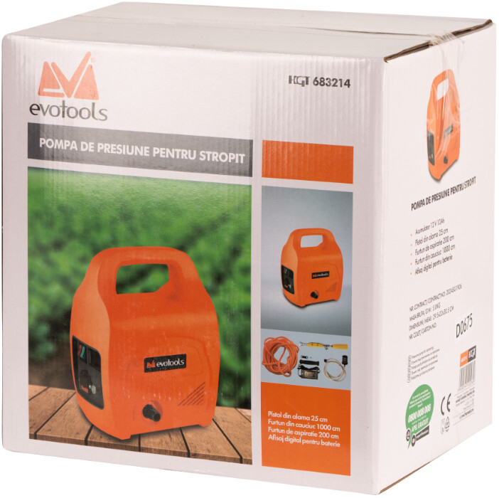 Pompa de Presiune pentru Stropit 12V12Ah Evotools [2]
