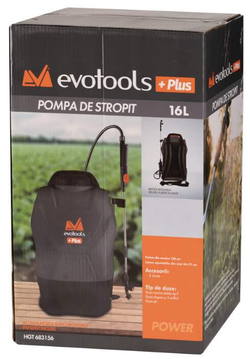 Pompa de Stropit 16L fara Acumulator Power 2044 Evotools Plus [2]