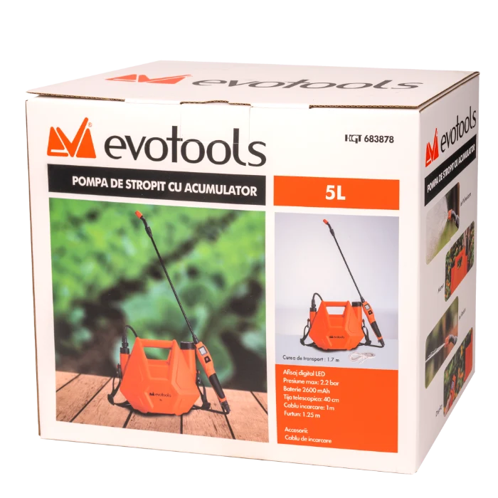 Pompa de Stropit cu Acumulator V2 Evotools [4]