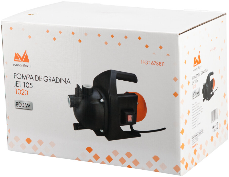 Pompa de suprafa / Gradina Jet 105 cu Carcasa din Plastic 1020 - Putere 800 W [2]