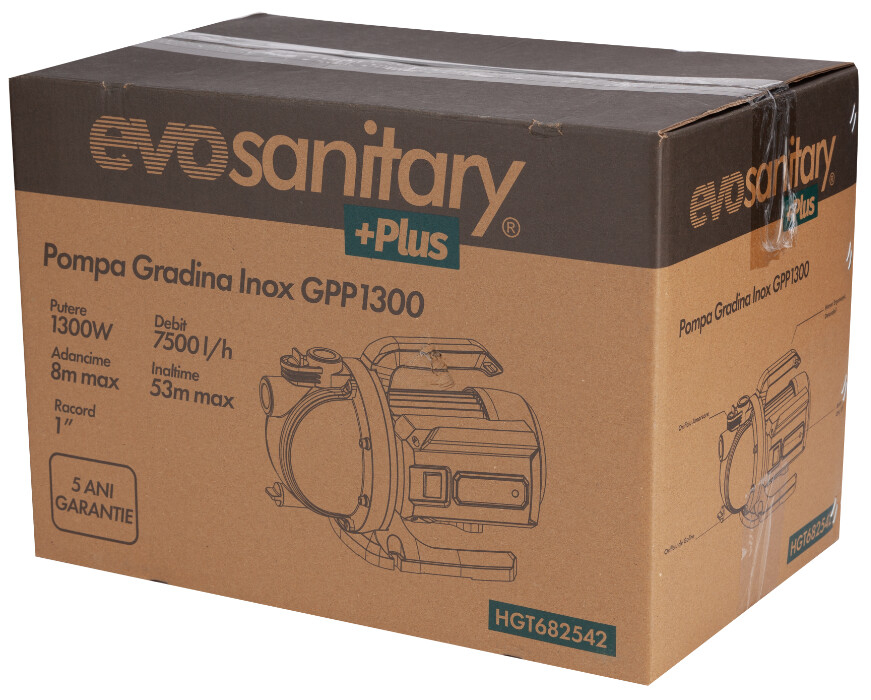 Pompa Gradina Inox GPP Evosanitary Plus 5 ANI GARANTIE! [5]