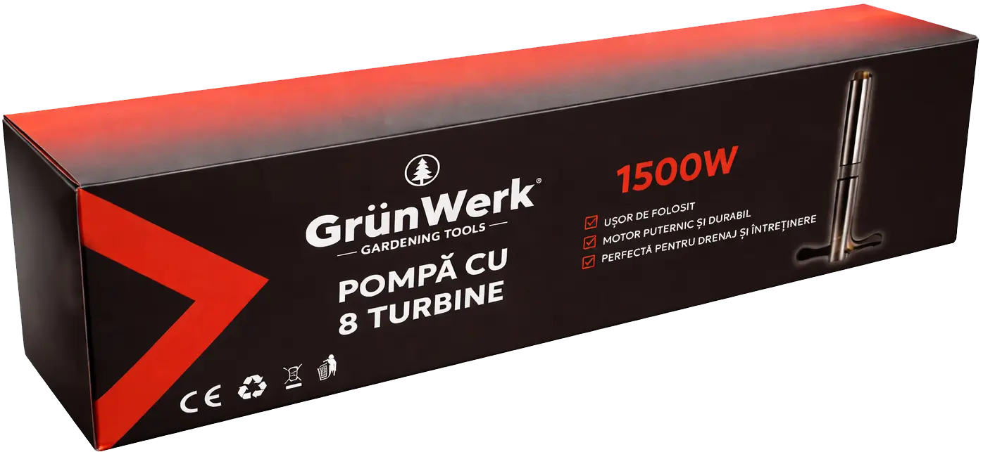 Pompa Inox 1.5kw cu 8 Turbine 60m/80l/min GW [4]
