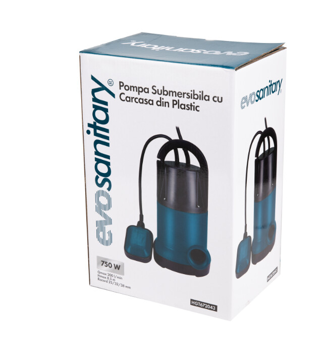 Pompa Submersibila cu Carcasa din Plastic EPTO - Putere 750 W [4]