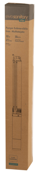 Pompa Submersibila Inox 1100W Centrifugala 14 Turbine Panou de Comanda Rezistenta Sporita la Nisip Evosanitary Plus [2]