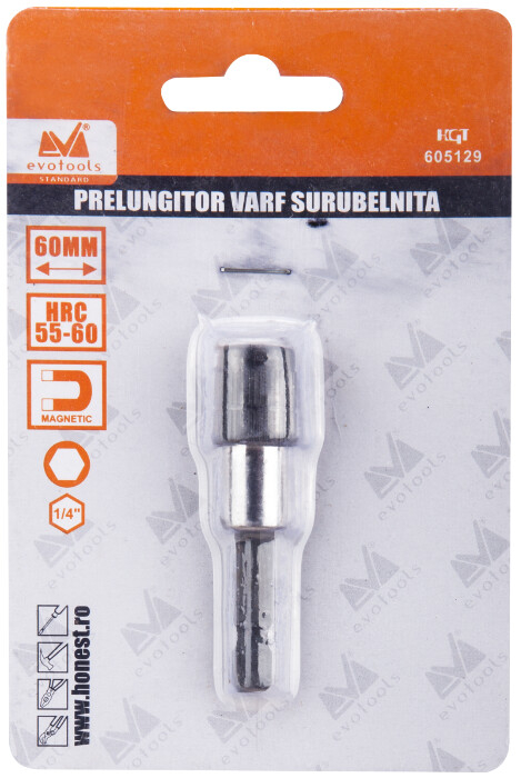 Prelungitor Varf Surubelnita cu Siguranta - Lungime prelungitor 60 mm [2]