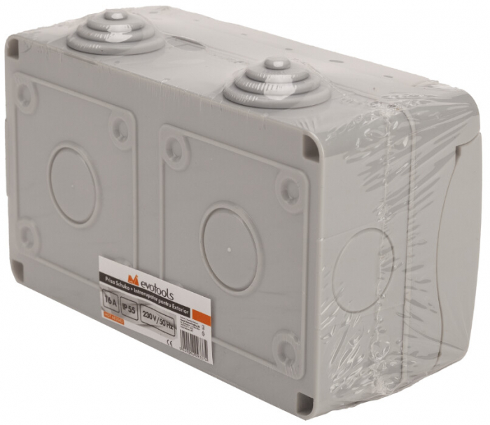 Priza Schuko + Intrerupator pentru Exterior [2]