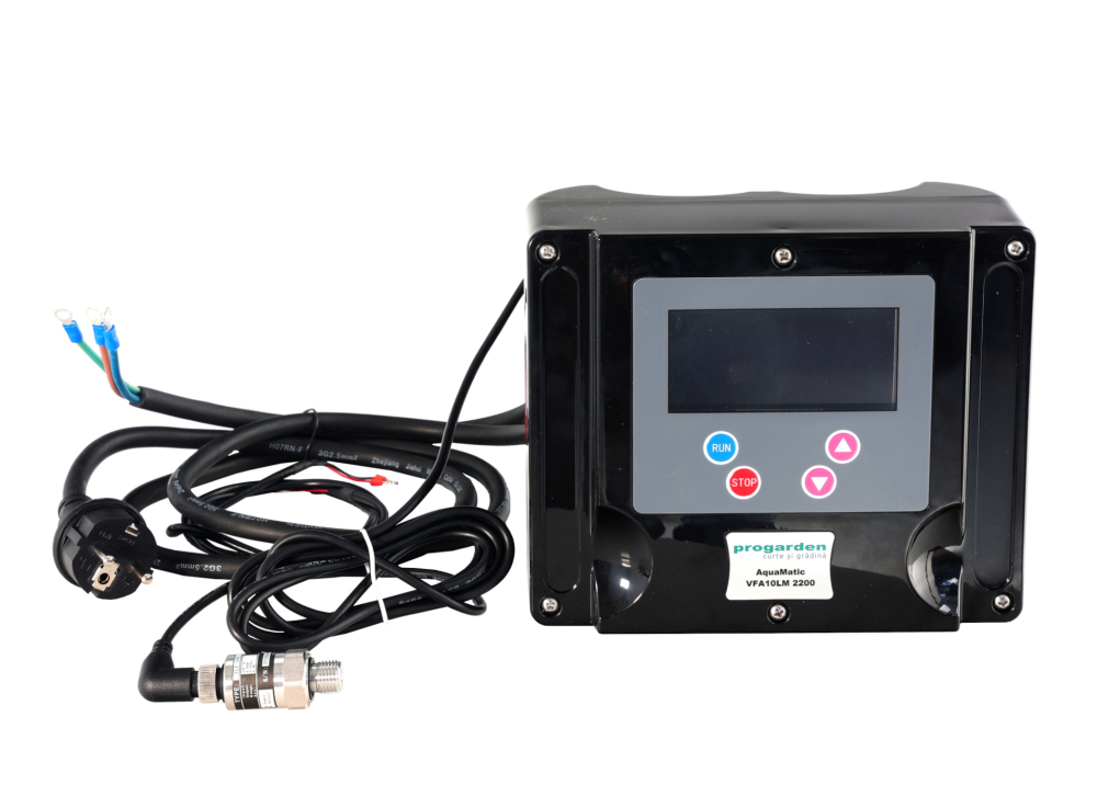 ProGARDEN AquaMatic 2200 Controler VFD 20-50Hz, 2.2kW, 1x230V-in, 1x230V-out, compact, LED [2]