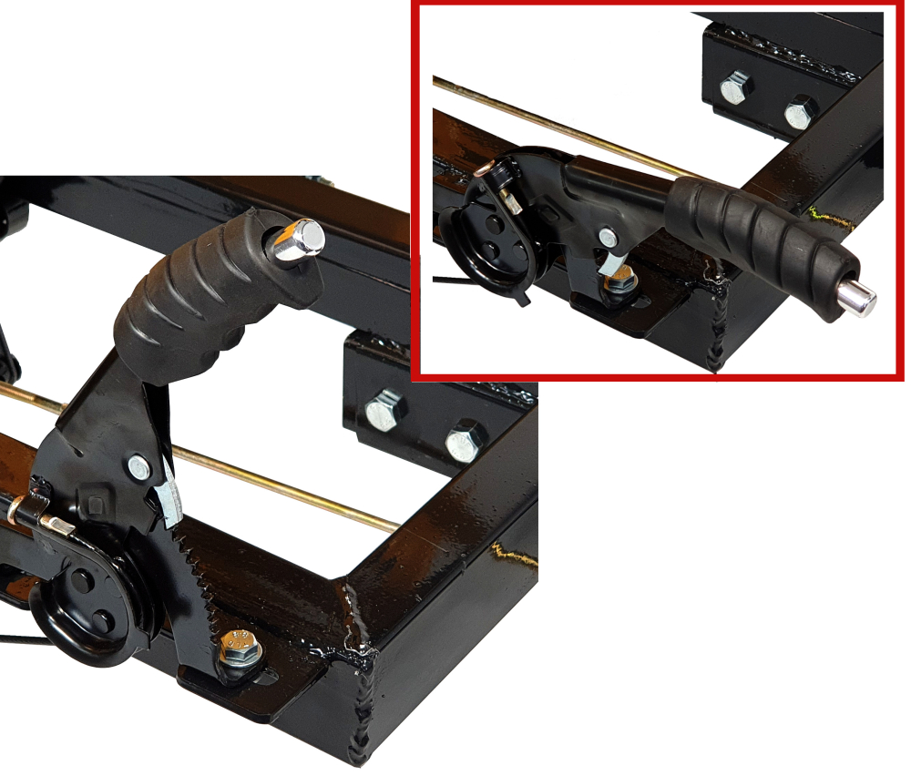ProGARDEN Campo RM500C remorca 500kg motocultor, 1 osie, prindere bolt, roti profil rutier 5.00-12, 4 prezoane, RIM 3.00B [4]
