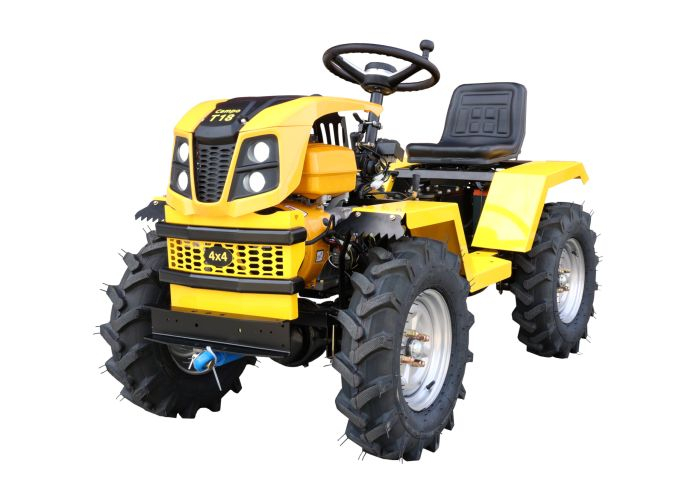 ProGARDEN Campo T18 Minitractor G2.1 4x4, 18CP, benzina, hidraulica fata-spate, roti 6.00-12 [5]
