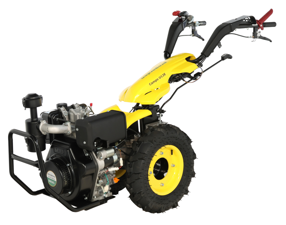 ProGARDEN Campo U12E motocultor multifunctional 12CP, diesel, pornire electrica, 3+2 viteze, reductor [5]