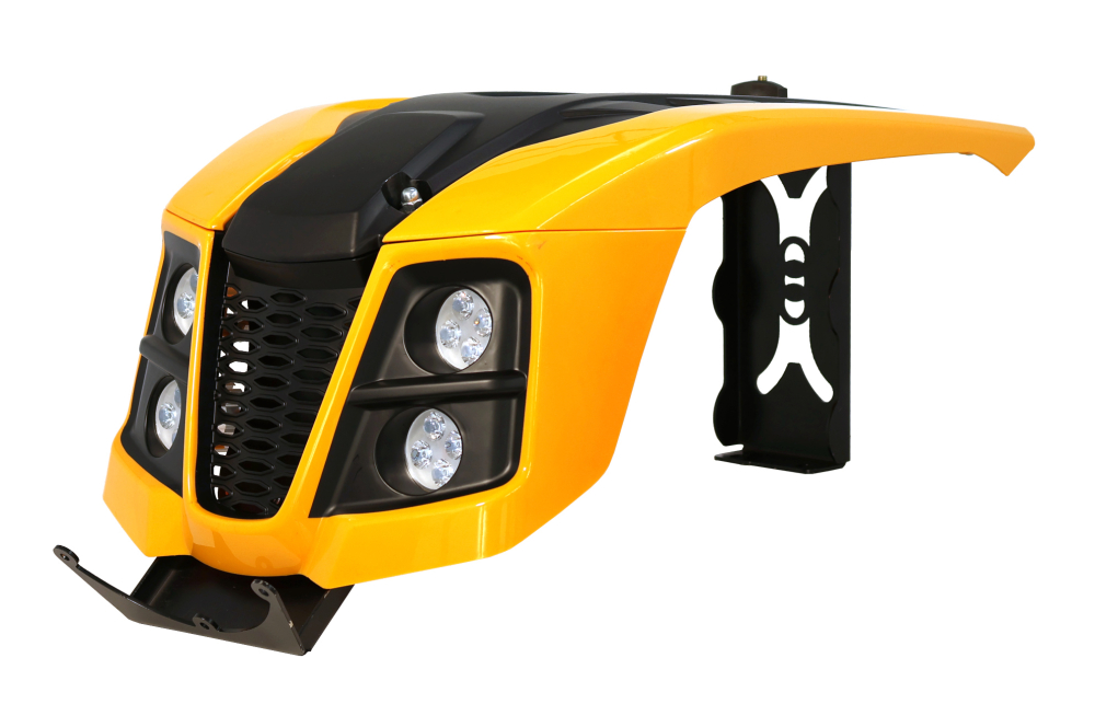 ProGARDEN Capota minitractoare cu 4 faruri LED Campo T18 [3]