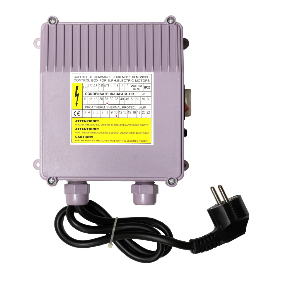 ProGARDEN Cutie control pompa 10A, 25uF [2]