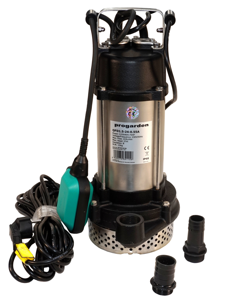 ProGARDEN QFD1.5-24-0.55A Pompa drenaj 1", 550W, apa murdara, 100L/min, plutitor [2]