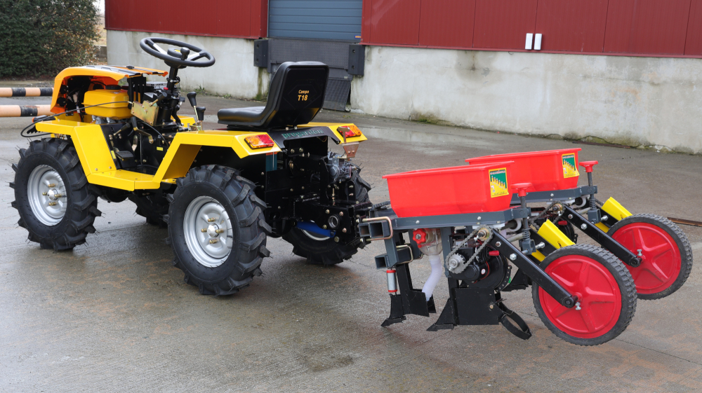 ProGARDEN Semanatoare doua randuri cereale, legume, 65cm pentru minitractoare Campo T [4]