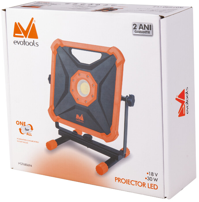 Proiector Led fara Acumulator si Incarcator ONE EPTO - Tensiune 18 V [2]