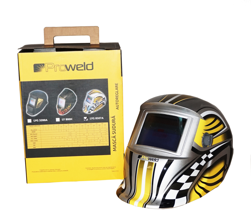 ProWELD LYG-8507A masca sudura LCD, automata, reglabila, clasa optica 1112 [2]
