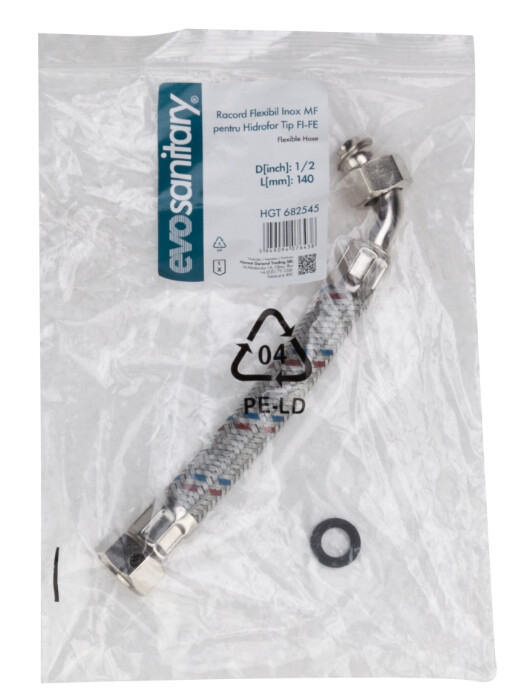 Racord Flexibil Inox MF pt Hidrofor - Tip filet FI-FE Diametru filet 1 inch [15]