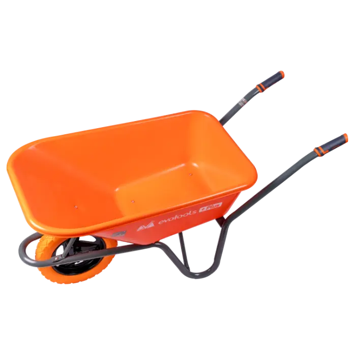 Roaba Cuva Plastic Tip P cu Roata Poliuretan si Janta Metalica EvoTools +Plus [2]