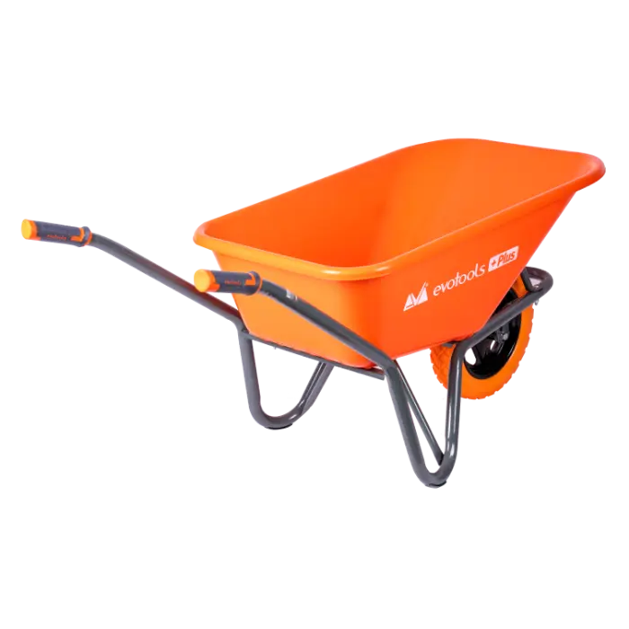 Roaba Cuva Plastic Tip P cu Roata Poliuretan si Janta Metalica EvoTools +Plus [3]