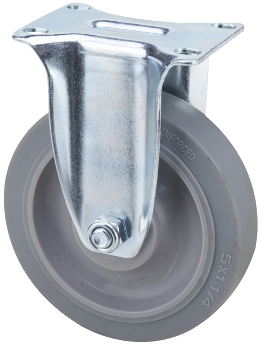 Roata Fixa din TPR Gri 1107 - Dimensiuni 75 x 32 mm Sarcina Maxima 90 kg [1]