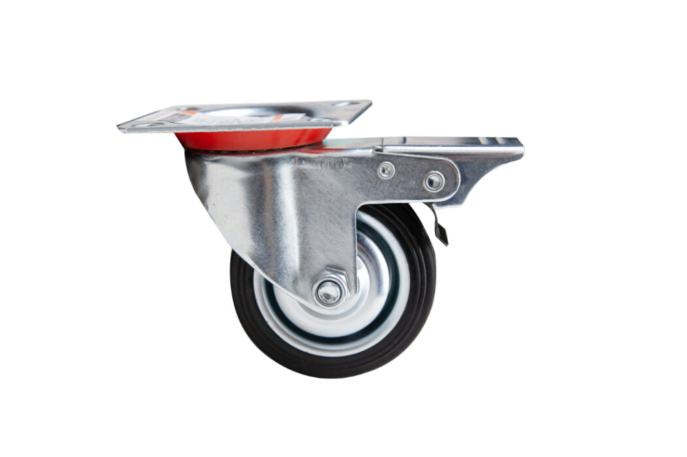 Roata Pivotanta cu Flansa 1104 - Tip Cu Frana [5]