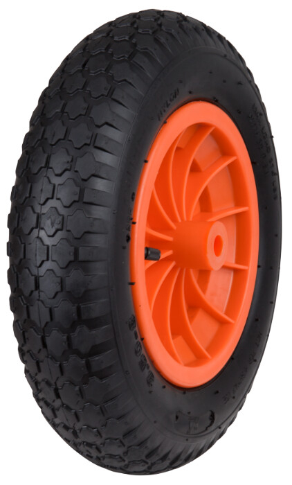 Roata Roaba Pneumatica cu Janta Plastic Profil Rotund [2]