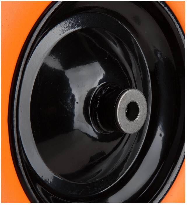 Roata Roaba Poliuretan Slim cu Janta Metalica Profil Rotund [4]