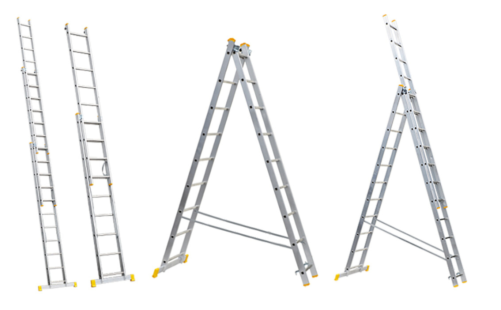 Scara Aluminiu EvoTools +Plus - Nr. Trepte 7 Nr. Tronsoane 2 [9]