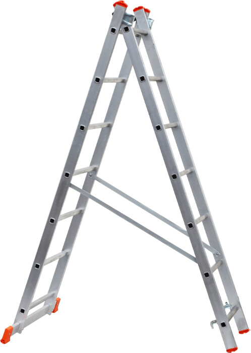 Scara Aluminiu EvoTools +Plus - Nr. Trepte 9 Nr. Tronsoane 2 [2]