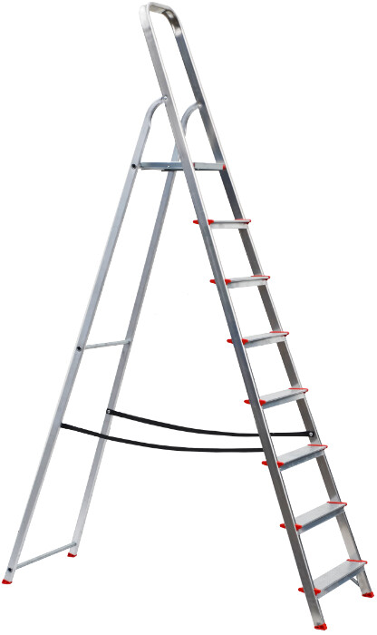 Scara din Aluminiu Cu Platforma ETS 1167 - Nr. Trepte 7+P [2]