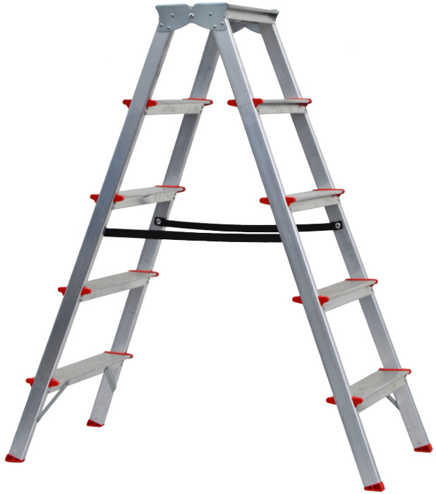 Scara Dubla din Aluminiu ETS 1167 - Inaltime platforma 109 cm Nr. Trepte 5 Lungime Tronson 117 cm [2]