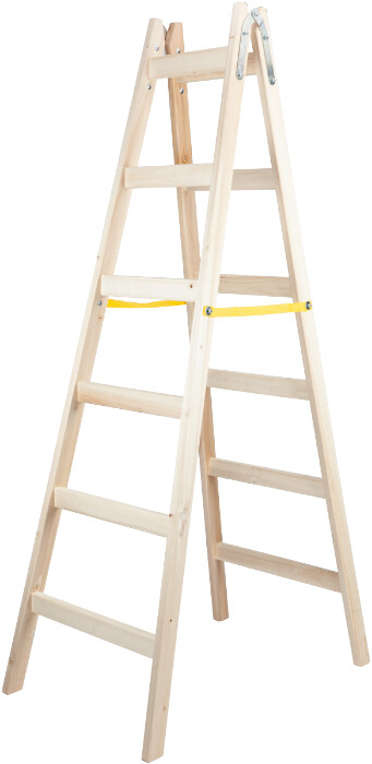 Scara Lemn Dubla - Inaltime Totala [Ht[cm] - Inaltime Totala] cm Nr. trepte 3 [1]