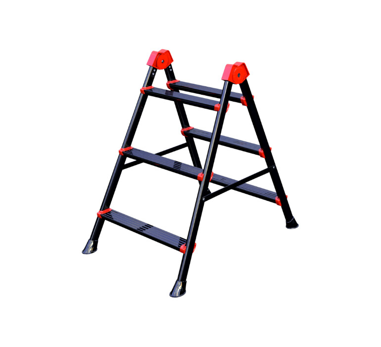 Scara Metalica Dubla - Inaltime Utila 78 cm Numar Trepte [N[trepte] - Numar Trepte] Lungime Tronson 82 cm [5]