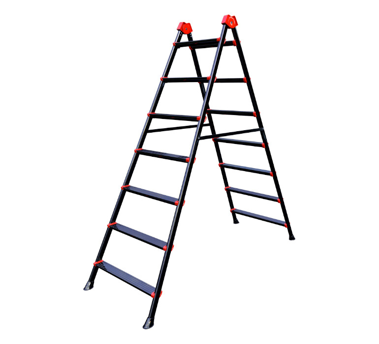 Scara Metalica Dubla - Inaltime Utila 99 cm Numar Trepte [N[trepte] - Numar Trepte] Lungime Tronson 104 cm [1]