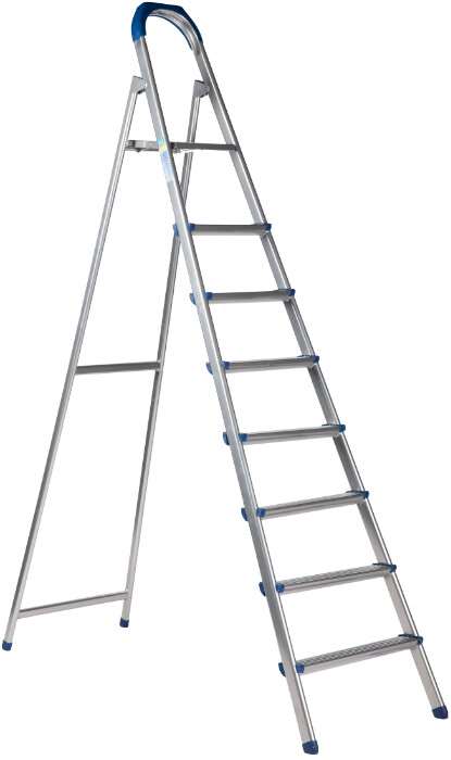 Scara Metalica Vopsita Gri - Inaltime totala 2.49 m Nr. Trepte 9+P Inaltime Utila 2.05 cm [2]