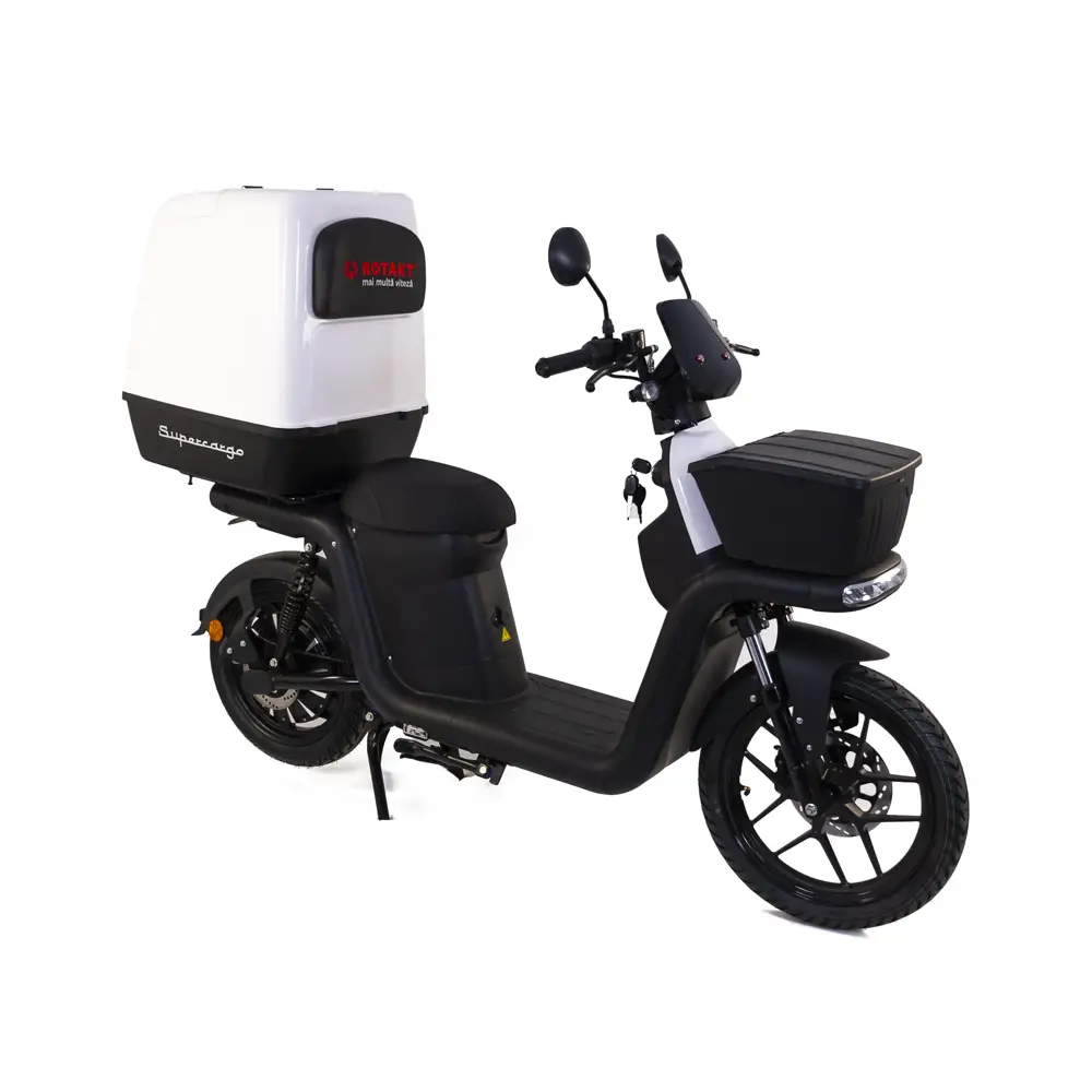 Scuter electric Rotakt Supercargo 3000w 45km/h autonomie 116km baterie Litiu-ion 60V 52Ah, Durată de încărcare 6-8h [1]