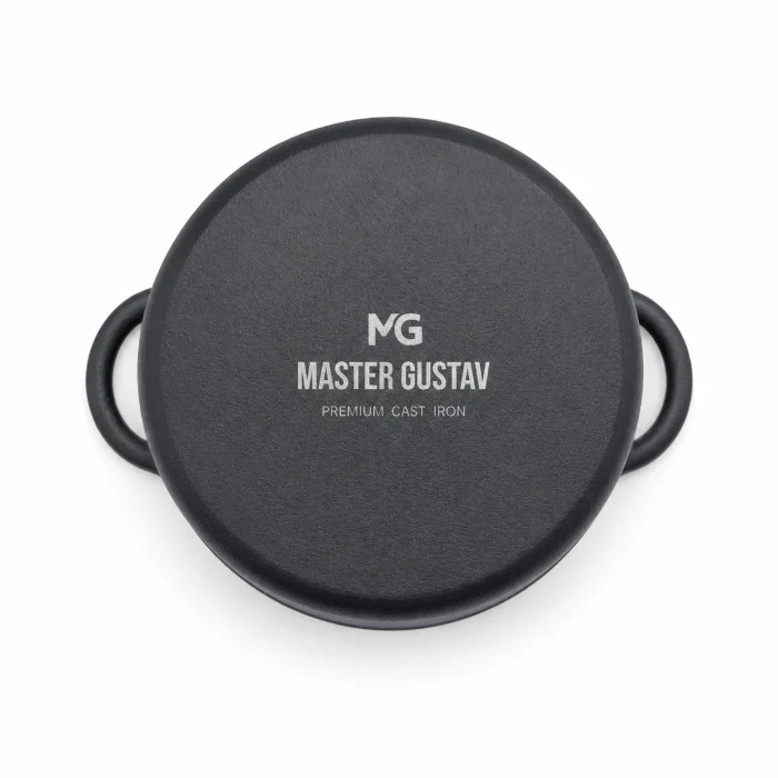Set 3 Oale din Fontă Natur cu capac Master Gustav – 2,8 L + 3,8 L + 5,1 [2]