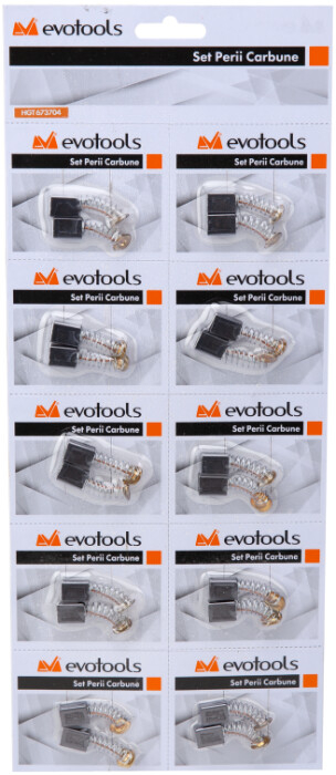 Set Perii Colectoare pentru electrice Evotools - 12 Buc [2]