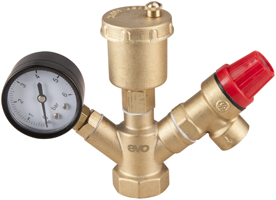 Sistem Siguranta Incalzire, Supapa, Aerisitor, Manometru 1048 - Diametru sistem 1 FI inch [3]