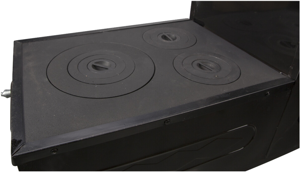 Soba de Gatit Emailata Tip L / Cizma, Neagra [172]