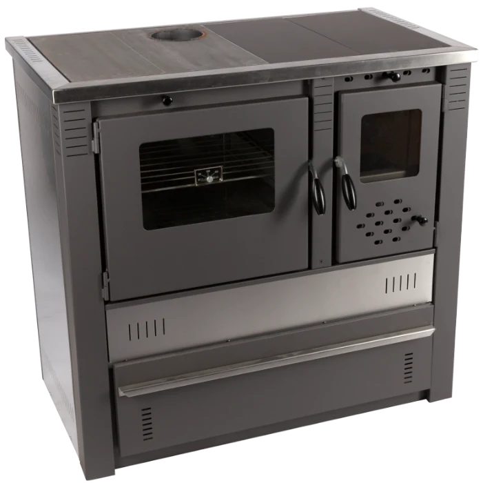 Soba de Gatit pe Lemne cu Plita si Cuptor din Inox [40]